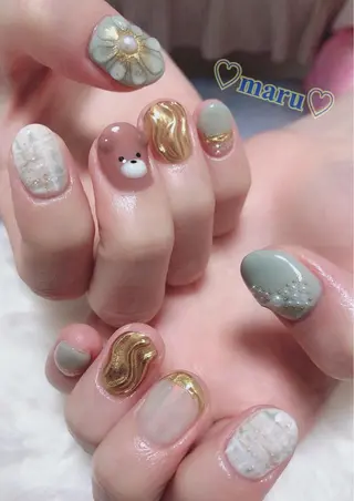 ネイル まるみ ♡のネイルデザイン