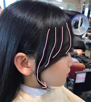 knock【ノック】所属・烏丸韓国ヘア🇰🇷 ayaka🎀のヘアスタイル