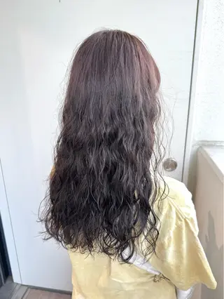 ロング カラー パーマ 縮毛矯正/艶髪カラー /パーマ/ひふみ🌱のヘアスタイル
