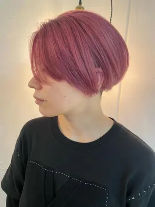 ショート カラー 京都美容師 塩のヘアスタイル