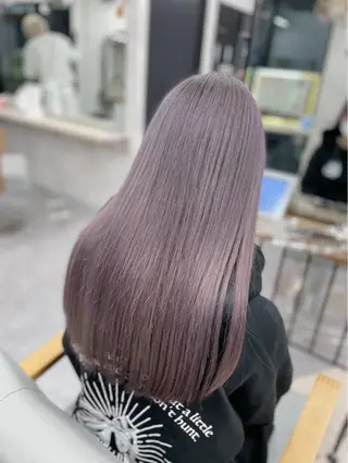 ロング カラー 💗ツヤ髪ハイトーン 💗RIKOのヘアスタイル