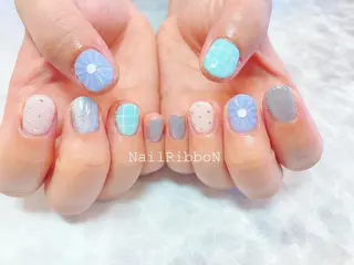 ネイル ネイルリボン 石田のネイルデザイン