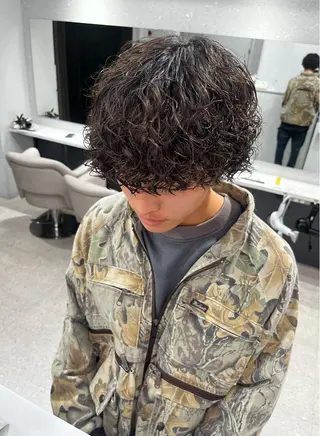 パーマ メンズ 🍐シャドウパーマ メンズ特化/守岡🍐のヘアスタイル