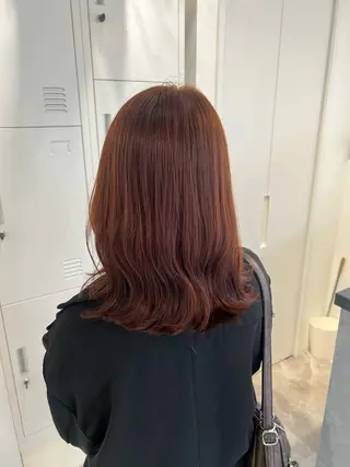 ミディアム カラー 黒阪 なみのヘアスタイル