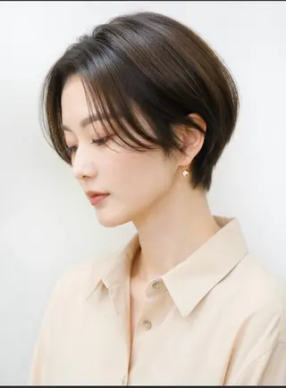 ショート D.I.E.V.A錦糸町店所属・🫧清野/ショート /フェイスレイヤーのヘアスタイル