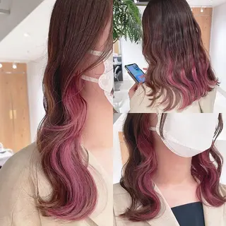 カラー 渋谷:インナーカラー ／🍒エリカ🍒のヘアスタイル
