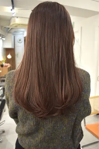 ロング カラー レイヤーボブ/ 艶カラー/サナ🌼のヘアスタイル