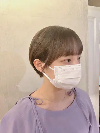 ショート 透明感カラー ✨ 韓国艶髪💗菅原のヘアスタイル
