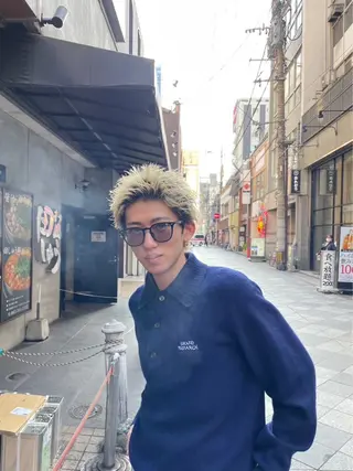 ショート MIYAVI所属・後藤 嵐紀のヘアスタイル