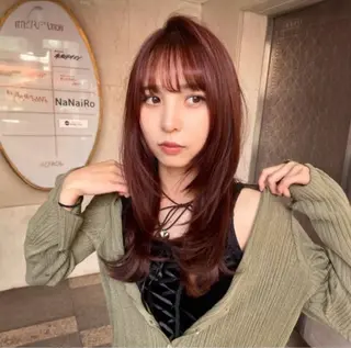 ロング 透明感カラー・ 髪質改善🩵イケダのヘアスタイル
