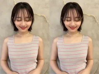 ショート カラー 池袋/似合わせ/縮毛 髪質改善【ugen】のヘアスタイル