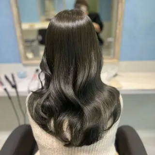 セミロング 💖ダブルカラー/ ケアカラー/レナ💖のヘアスタイル