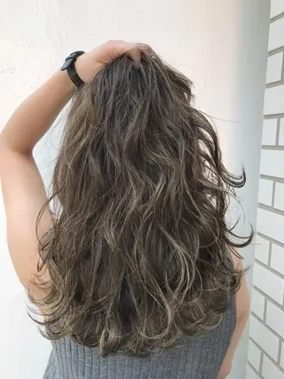 セミロング カラー メンズカット特化柏駅 徒歩3分LOUのヘアスタイル