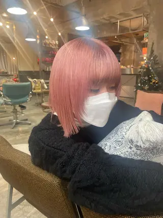 ミディアム カラー ショートカット募集中 /NAGISAのヘアスタイル