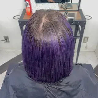 ショート カラー ななみ.⋆𝜗𝜚 艶カラー/まつパのヘアスタイル