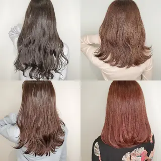 セミロング カラー レイヤーカット/ ウルフカット/大橋 のヘアスタイル