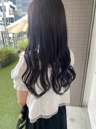 ロング カラー 韓国×髪質改善カラー 💎hinaのヘアスタイル