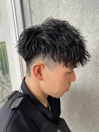 パーマ メンズ メンズモテパーマ💙 fuwaのヘアスタイル