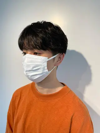 パーマ メンズ 🍮中山詩乃🍮顔 まわりデザイン◎のヘアスタイル