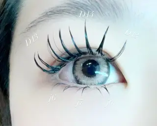 マツエク・マツパ FLY NAIL&Eyelash Salon 梅田店所属・YUKI FUKUMARUのマツエク・マツパデザイン