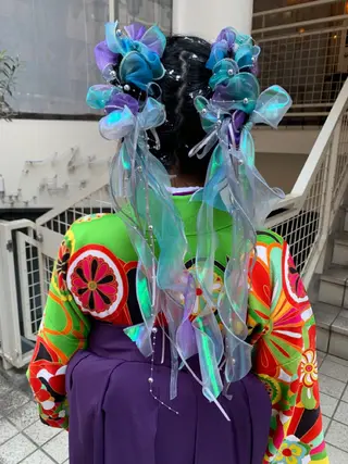 ミディアム ヘアアレンジ Arrows(アローズ)所属・個性的🩰⭐︎盛岡 🧿タテイシアイカのヘアスタイル