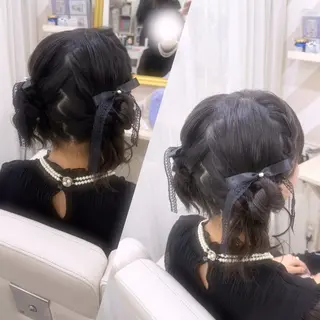 ヘアアレンジ 秋葉原コットン所属・ヘアセット 🤍AIRA🤍のヘアスタイル