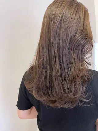 ミディアム カラー Tamagawa Sakiのヘアスタイル