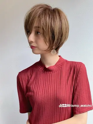 ショート ショートボブ/ 無料カット/荒砂のヘアスタイル