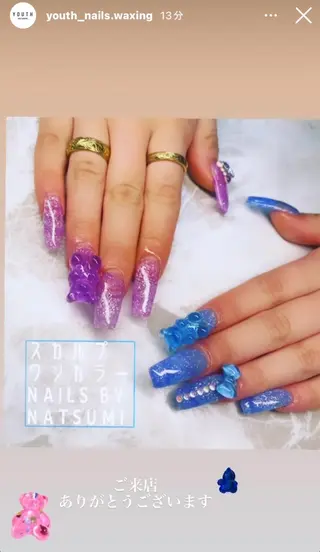 ネイル YOUTH nails waxing所属・YOUTH natsumiのネイルデザイン