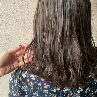 ミディアム カラー chouette/ 根本優希のヘアスタイル