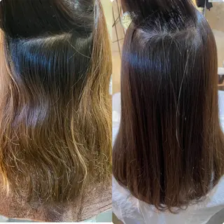 ミディアム パーマ ノンダメージサロン/ 豊中/美容室のヘアスタイル