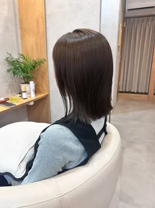 ミディアム カラー 高橋友里亜 /フリーランスのヘアスタイル