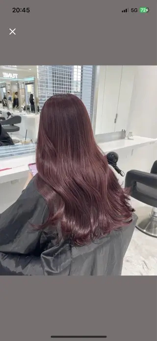 ロング カラー 🤍透明感推しカラー 🤍yui‪💞✨のヘアスタイル