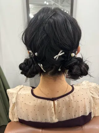 ロング ヘアアレンジ 🌷名駅／髪質改善 ヘアセット/モネ🌷のヘアスタイル