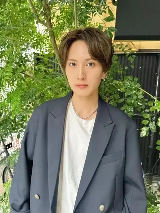 ミディアム 【メンズ】 shelterのヘアスタイル