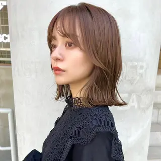 ミディアム カラー 遼太郎 /渋谷アシスタントのヘアスタイル