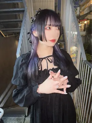 セミロング カラー 🎀透明感 カラー🎀ミズキのヘアスタイル