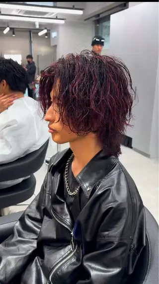 カラー パーマ メンズ ❤️‍🔥メンズ専門 mamu❤️‍🔥のヘアスタイル