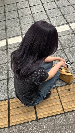 ロング カラー 🍓ハイトーンカラー 🎀nene🍓のヘアスタイル