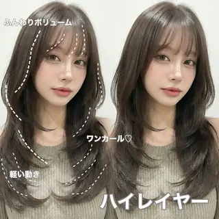 ロング カラー 全店売上No.1🏆 ✨深江裕稀のヘアスタイル
