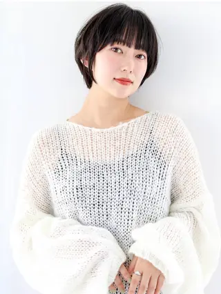 ショート カラー ヘアアレンジ 似合わせカットカラー 💎モエのヘアスタイル