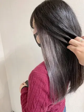 ロング カラー ケアブリーチ /髪質 改善/古橋圭史郎のヘアスタイル