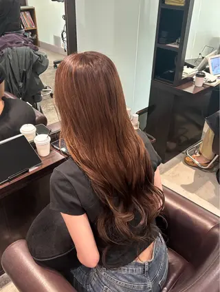 ロング カラー 坂本奈都美 🎀のヘアスタイル