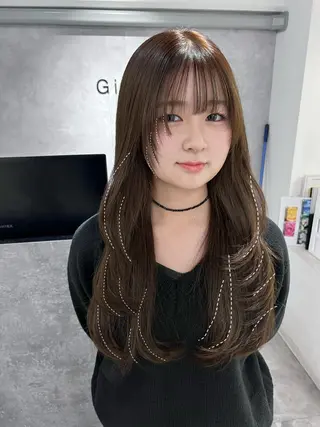 ロング カラー TOMONA👑 GiseL梅田店のヘアスタイル