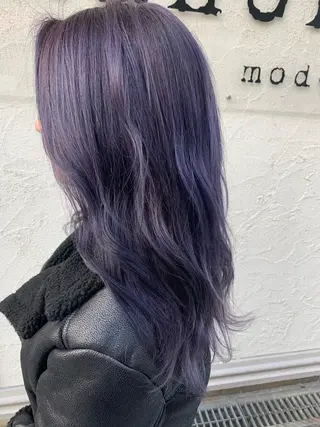 ロング カラー 髪質改善色素改善特化 keiのヘアスタイル