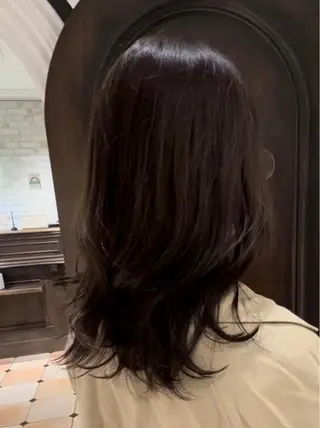 セミロング 🧡くびれヘア/前髪 顔周り🧡久原結衣のヘアスタイル