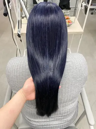 ロング カラー qulim所属・前橋 姫奈のヘアスタイル