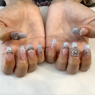 ネイル 💎🐰 saki. m 🐰💎のネイルデザイン