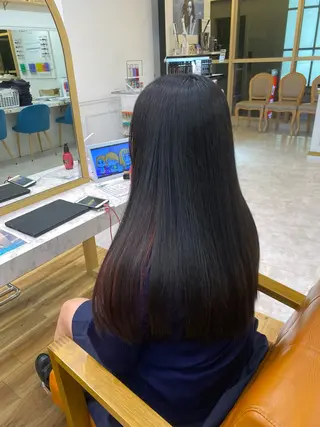 ロング カラー 韓国/レイヤー/艶髪 ルキアのヘアスタイル