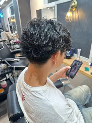 パーマ メンズ 池田隼也 メンズ/パーマのヘアスタイル